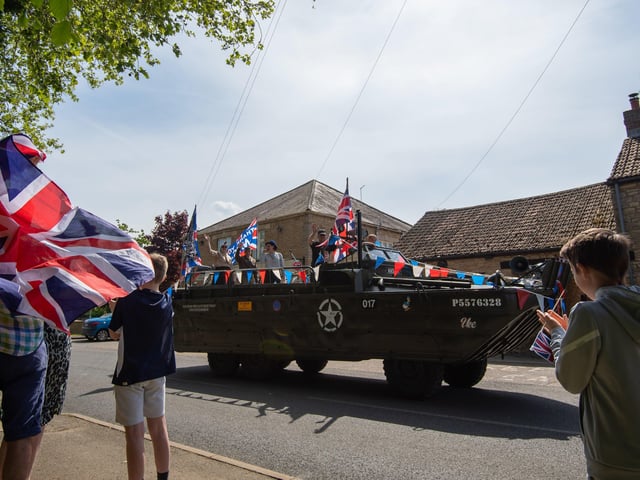VE Day 75 celebrations in Helpston. Photo: Joe Giddens/PA Wire EMN-200805-125647005