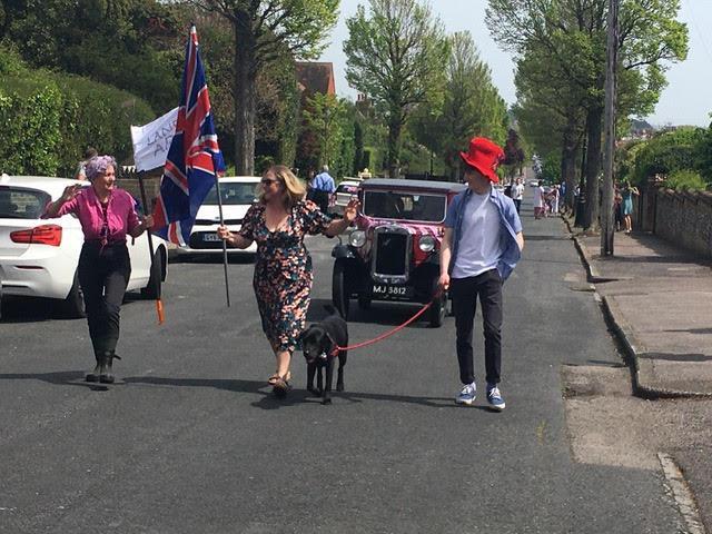 Celebrations in Pashley Road, Eastbourne