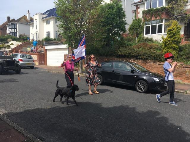 Celebrations in Pashley Road, Eastbourne