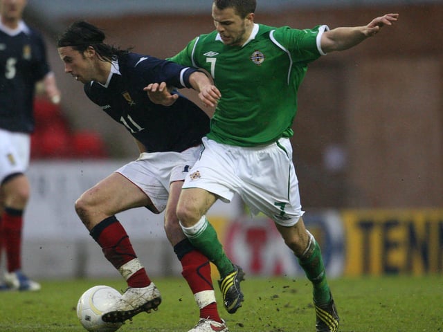Winger who won 1 cap for Scotland.
