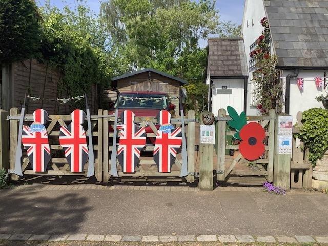 VE Day in Ailsworth. Photo: Christine Murrell