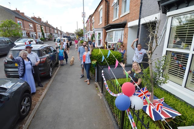 Wartnaby Street residents celebrate VE Day.
PICTURE: ANDREW CARPENTER