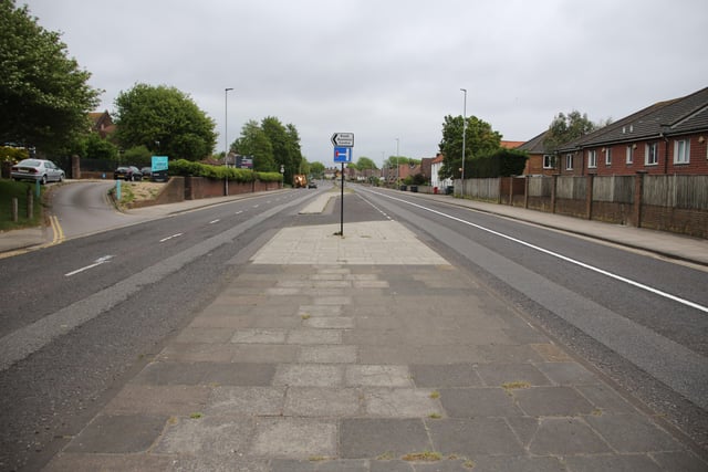 Old Shoreham Road in Hove has been turned into a cycle-friendly dual carriageway, with one lane on each side temporarily turned into a cycle lane for 1.7 miles in both directions to reflect the changes in travel during the lockdown