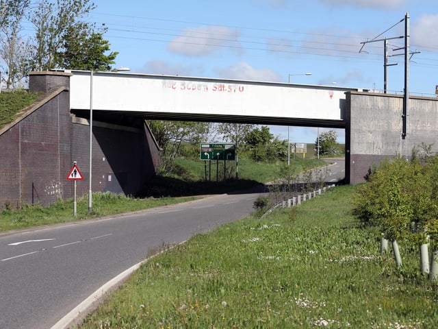 Third is the A6003 through Kettering, seen here from Barford Bridge. There have been 72 collisions causing casualties on this road between 2014 and the end of 2018. Some people believe the bridge is haunted.