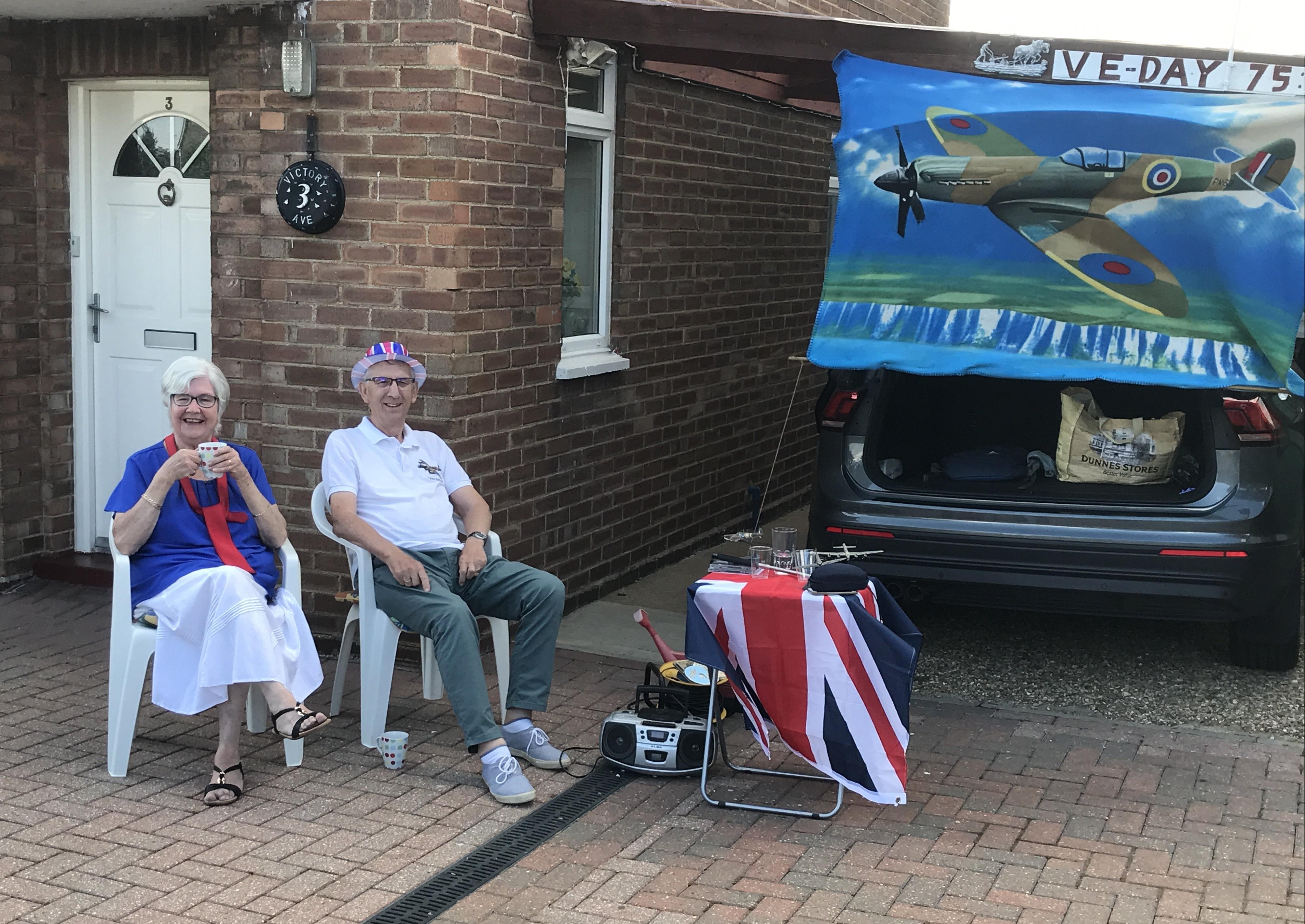 VE Day celebrated in Whittlesey. Photo: Robert Windle