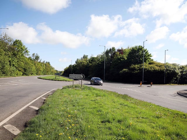The A6003 in Corby, seen here at the turning for Danesholme, is 16th, with 32 collisions. In 14th and 15th was the A605 and A6 through East Northants, with 39 and 36 accidents, respectively.