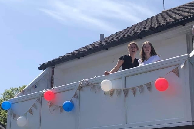 James and Bethany Watts organised a street party for Chatsmore Crescent, Goring, 'to bring the neighbours together during this uncertain time' YKGbodnBCPzzrS8ZZUET