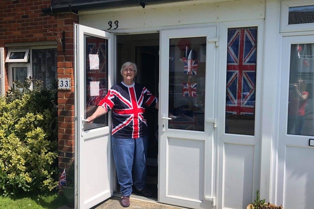 James and Bethany Watts organised a street party for Chatsmore Crescent, Goring, 'to bring the neighbours together during this uncertain time'
