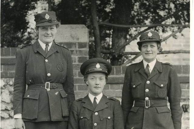 Women were part of the National Fire Service in Eastbourne in 1943