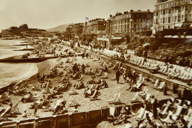 Eastbourne seafront in the 1950s