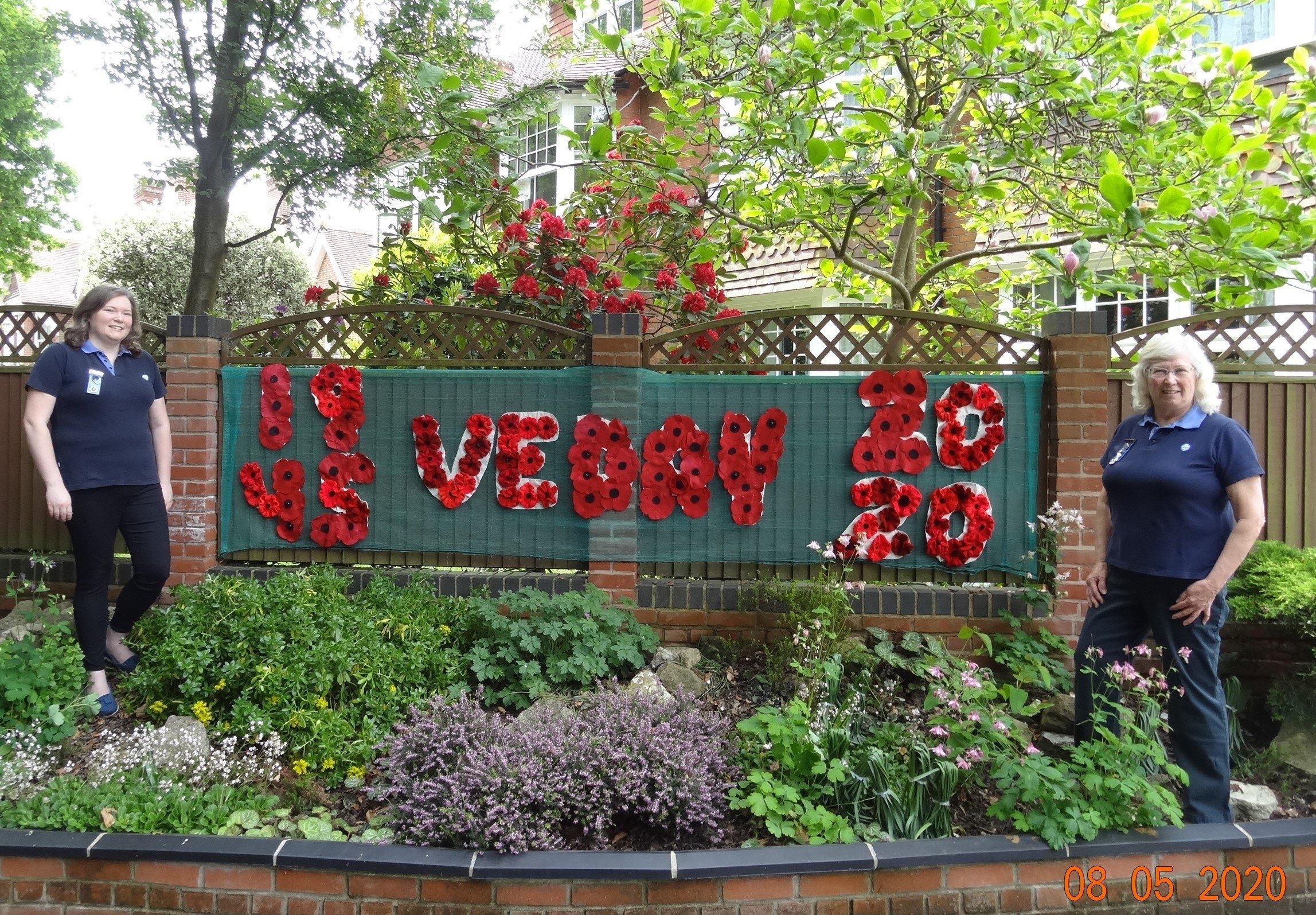 Haywards Heath Girl Guides have made banners using poppies made for remembrance day in celebration of VE Day. Diann Johnson, Girlguiding Perrymount District Commissioner, said: "Only three months ago Girlguiding Perrymount District girls and leaders were all looking forward to a big celebration at the Guide Hall, but here we are all staying at home! At least this VE Day banner is up and getting people talking about today. Sylvia Harris, who led the project, said: "With the help of friends we managed to get these out so they could be displayed. I think they came out really well with only a few days to organise" SUS-201105-114636001