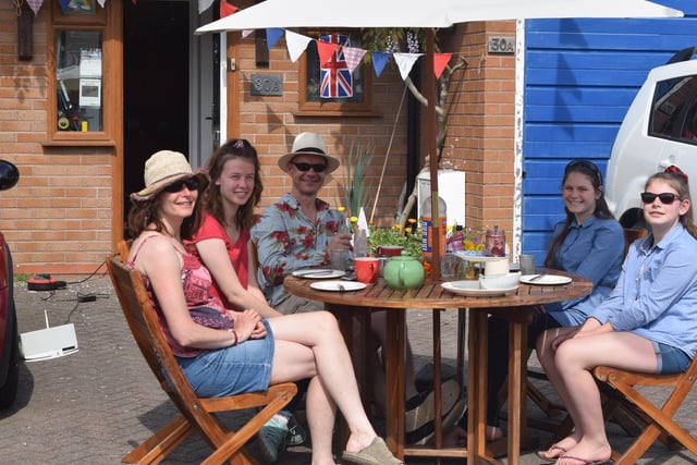 Residents in High View Road marked the 75th anniversary of VE Day.