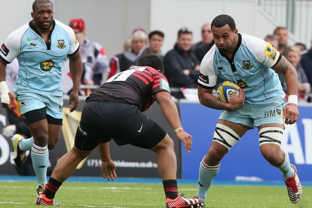 Samu Manoa was in the thick of the action