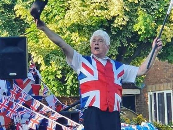 Beckie Jenkins, of Windmill Drive, Tangmere, shared this photo of Trevor Ware, who travelled around the village with a trailer attached to the back of his car with speakers, stopping in various locations for residents to sing along with him
