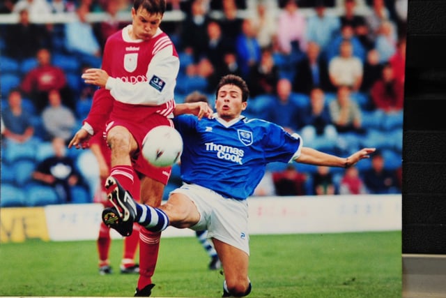 Substitute: GIULIANO GRAZIOLI. Country: ITALY. Deadly finisher who scored five goals when Posh won 9-1 at Barnet in the late 1990s. 17 goals in 49 appearances, but 25 appearances were off the bench.