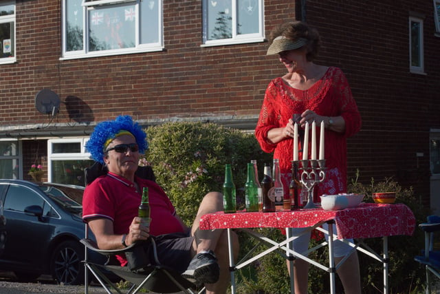 Liz Edmunds shared this photo from her VE Day street party in Friars Oak Road in Hassocks. SUS-201205-141706001