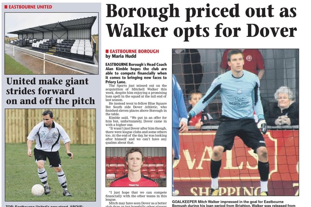 Local football news in the Eastbourne Herald