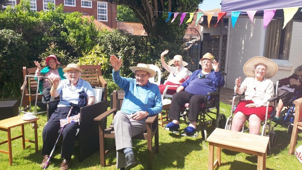 VE Day celebrations at Highgrove House in Worthing