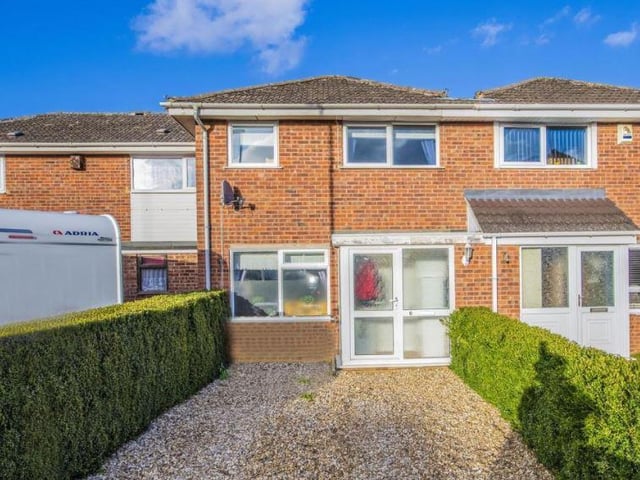 A three bedroom terraced house in Annesley Close, Northampton, is up for sale through Oscar James for 194,995. For more information, visit rightmove.co.uk/property-for-sale/property-90404150.html