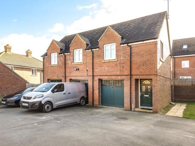 This two bedroom apartment in Fitzgerald Road, Little Billing, Northampton, is available through Jackson-Stops for 165,000. For more information, visit rightmove.co.uk/property-for-sale/property-68348043.html