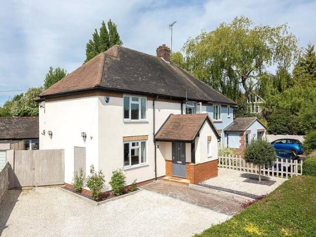 This four bedroom semi-detached house on Main Road, Duston, Northampton, is on sale for 375,000 through Jackson-Stops. For more information, visit rightmove.co.uk/property-for-sale/property-79592134.html