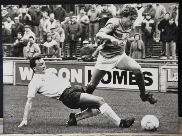 CRAIG GOLDSMITH: This flying winger's first love was table tennis and he reached the National Under 15 semi-finals before turning to football. He came into professional football late with Posh boss Mick Jones taking him from Stamford-based Blackstones in 1988 when he was 25. After a promising first season 'Goldie' fell out of favour under Mark Lawrenson who sold him to Carlisle for £20k.