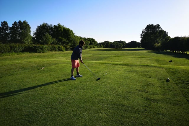 Thomas Goodall was first to tee off at Chichester GC