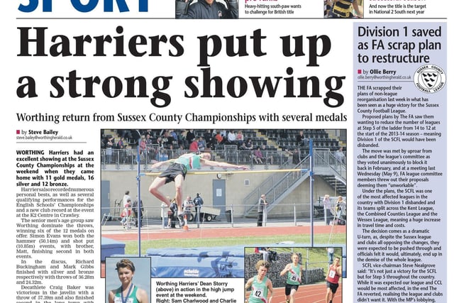 Worthing Harriers news in the Worthing Herald