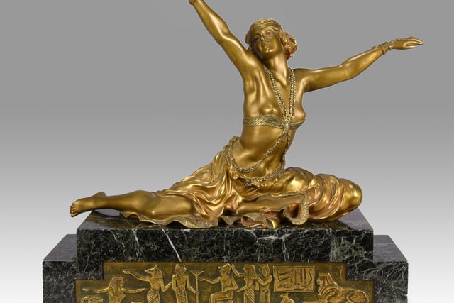 C J R Colinet: Theban Dancer, circa 1925. £19,500 from Hickmet Fine Arts