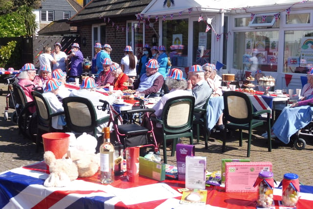 Celebrations at Oakland Court care home in Felpham
