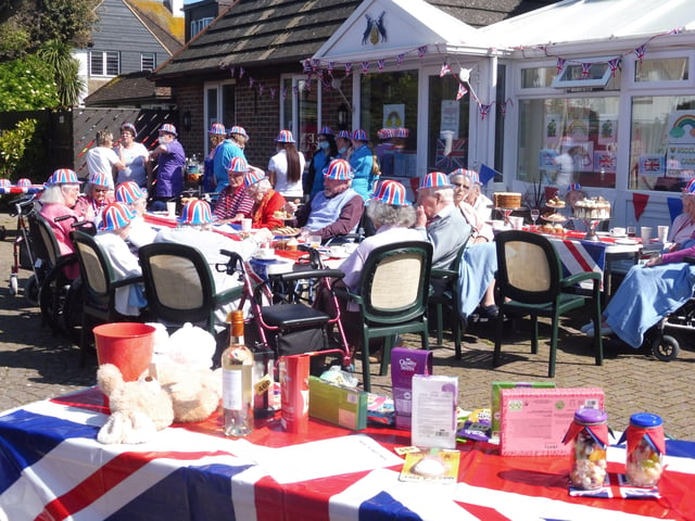 Celebrations at Oakland Court care home in Felpham
