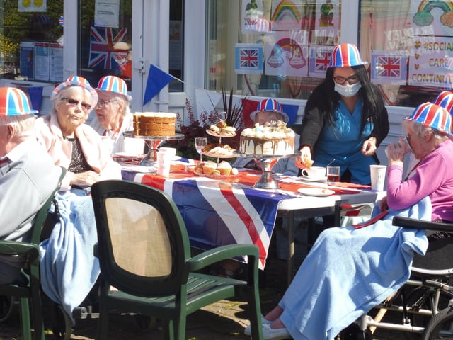 Celebrations at Oakland Court care home in Felpham