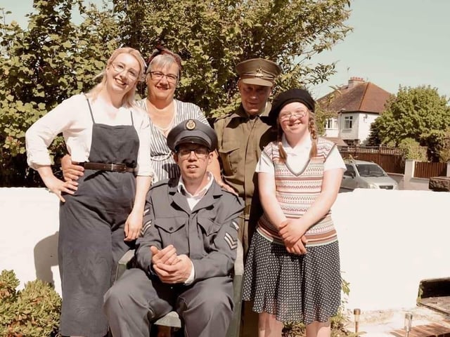 Susan Elizabeth shared these pictures on Facebook of her family's garden party