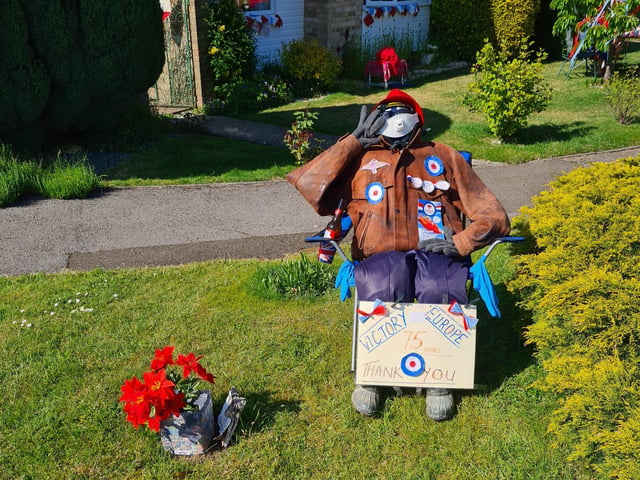David Wyatt snapped this airman scarecrow in Midhurst