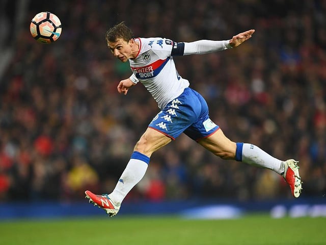 In terms of playing against, I always used to hate coming up against Stephen Warnock, he was over me like a rash!The biggest name Ive played against is Vincent Kompany."