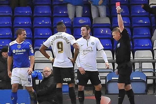 2014: Posh were 3-0 up at Oldham at half-time in a League One game.They were 4-2 up with a quarter of the game to go and 4-3 up in the 89th minute, but contrived to lose 5-4 after Lee Tomlin (pictured) had been sent off. The embarrassing nature of the defeat might have been what caused boss Darren Ferguson to swerve the press for the first and only time in his Posh career.