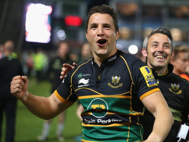 Phil Dowson displayed his delight