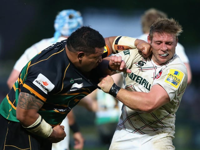 Salesi Ma'afu landed a punch on Tom Youngs in the 56th minute of the match
