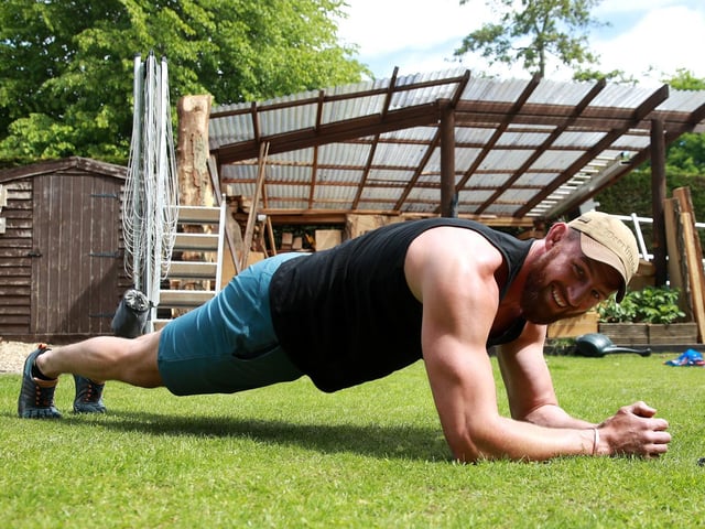 A plank from the flanker