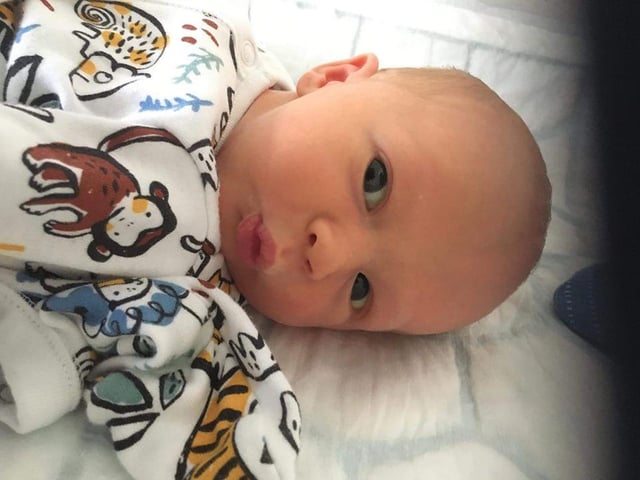 Baby Jaxson, born on March 24