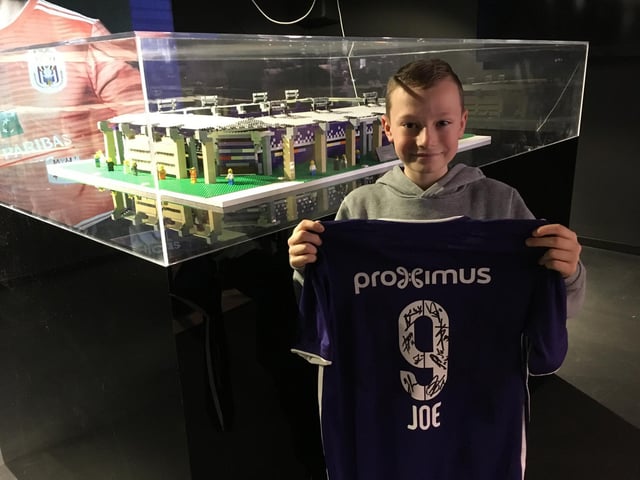 Joe's stadium on show at Anderlecht
