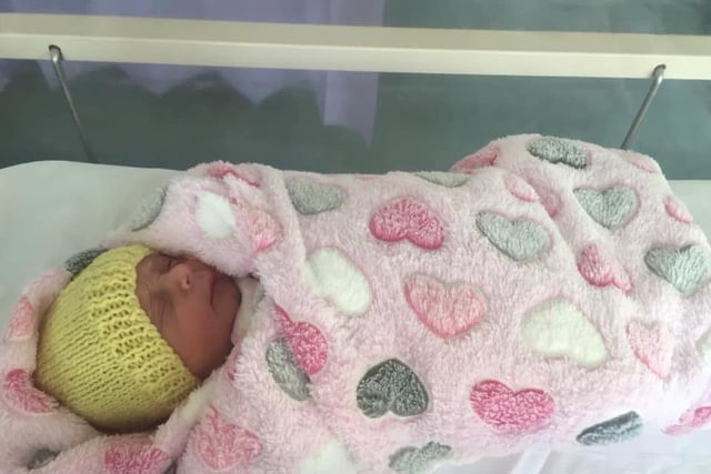 Baby Alyssa, born on the 11th of April