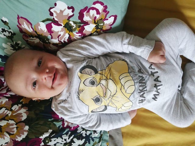 Baby Oscar, born on March 16