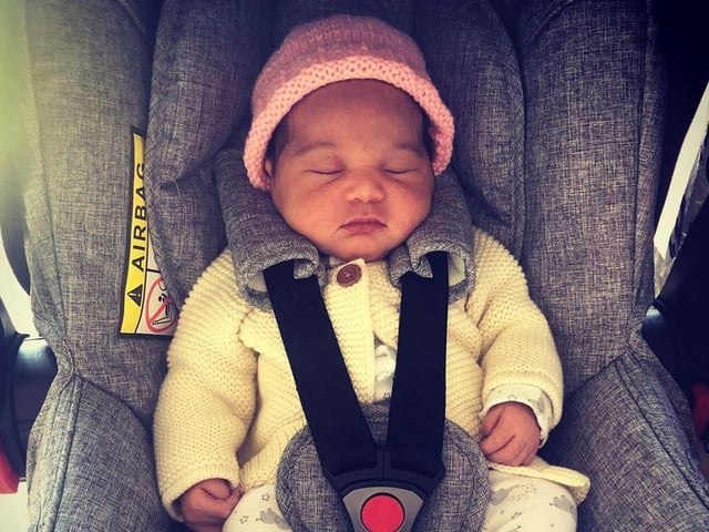 Baby Luna, born April 10
