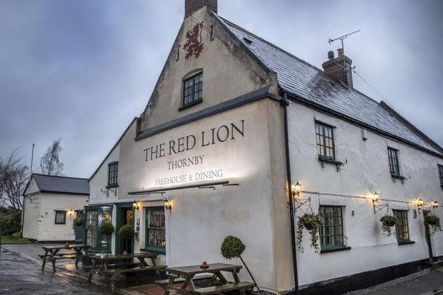 The Red Lion, Thornby, delivery around Northamptonshire