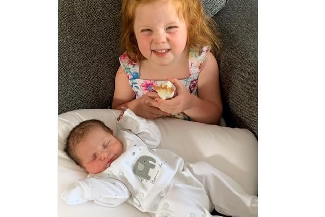Tilly is the little sister of proud big sister Ronnie