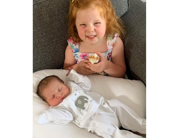 Tilly is the little sister of proud big sister Ronnie