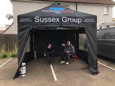 Phil Adams shared this and said: "Christening the new Sussex RSOC gazebo with a well earned cuppa."