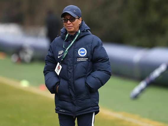 Brighton head coach Hope Powell
