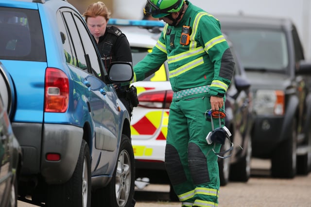 Emergency services were alerted to Horton Road after reports of a strong smell of fuel coming from a flat